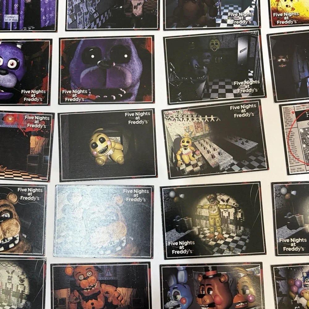 Five Nights at Freddy's 2016 Scott Cawthon Card Lot-Fazbear,Bonnie,Chica,Foxy